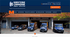 Desktop Screenshot of miroiterie-cannoise.com